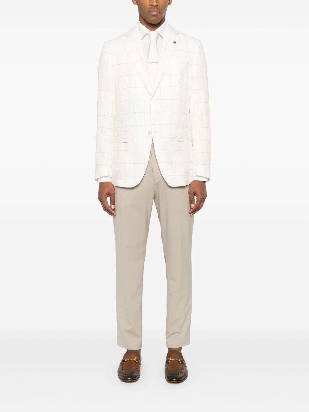 checked blazer - 2