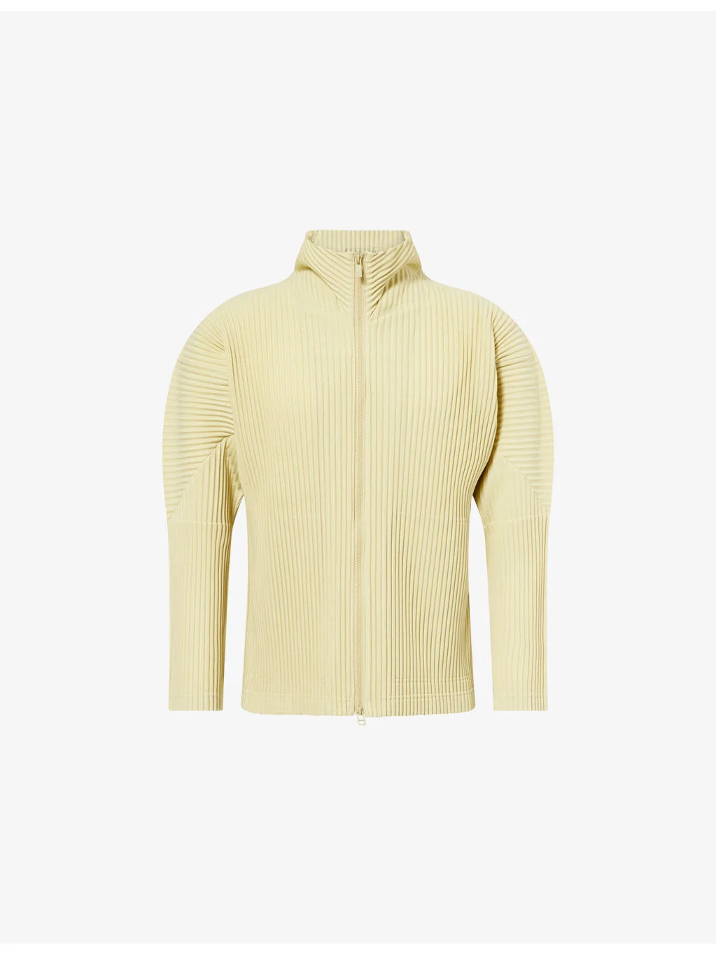 Basics Zip-Up Pleated Knitted - 1