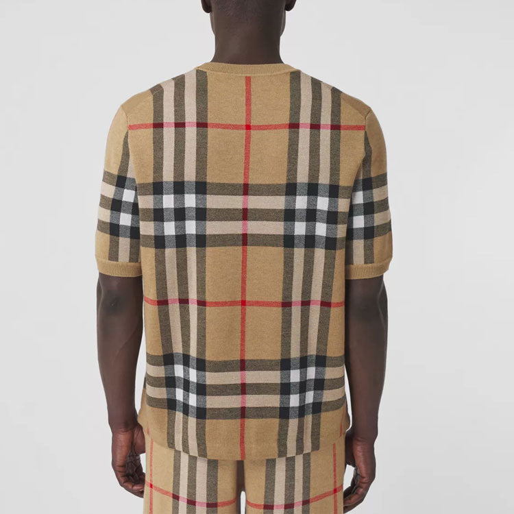 Burberry SS21 Check Jacquard Male Cream-coloured 80435711 - 4