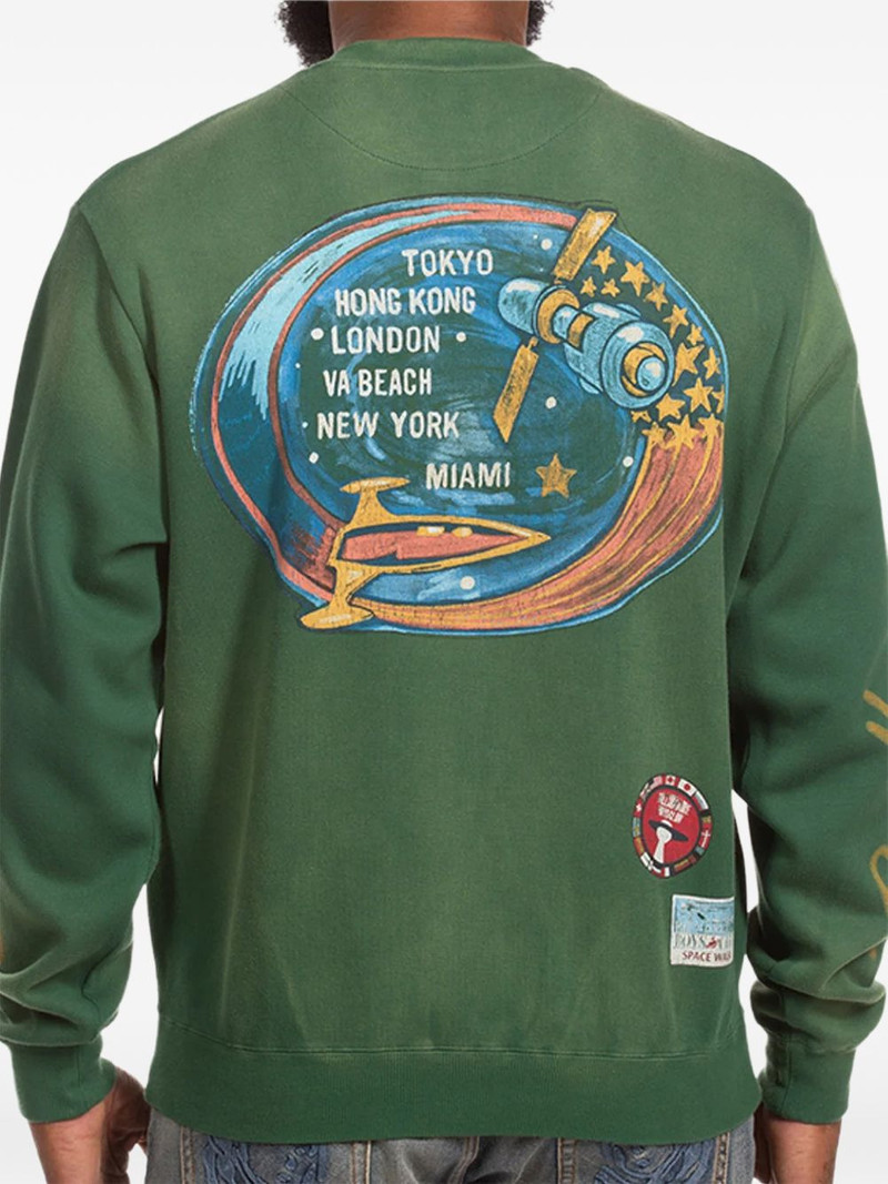 BILLIONAIRE BOYS CLUB Explore printed long-sleeve sweatshirt outlook