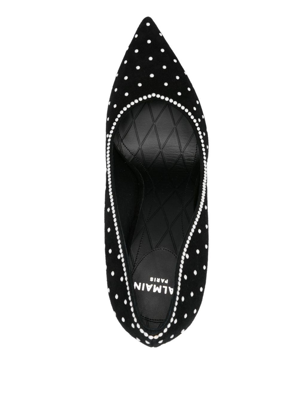 100mm bead-embellished pumps - 4