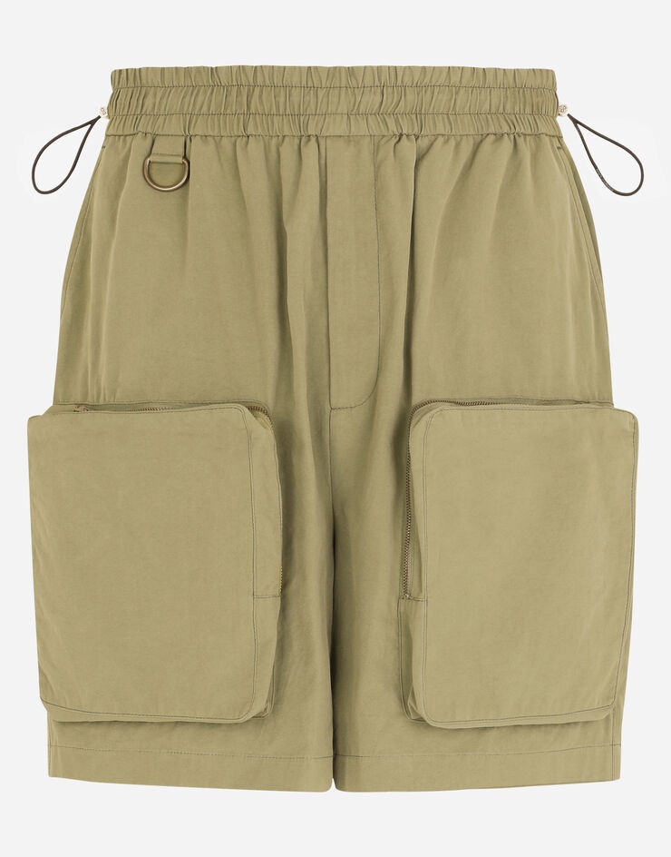 Cotton cargo shorts - 3