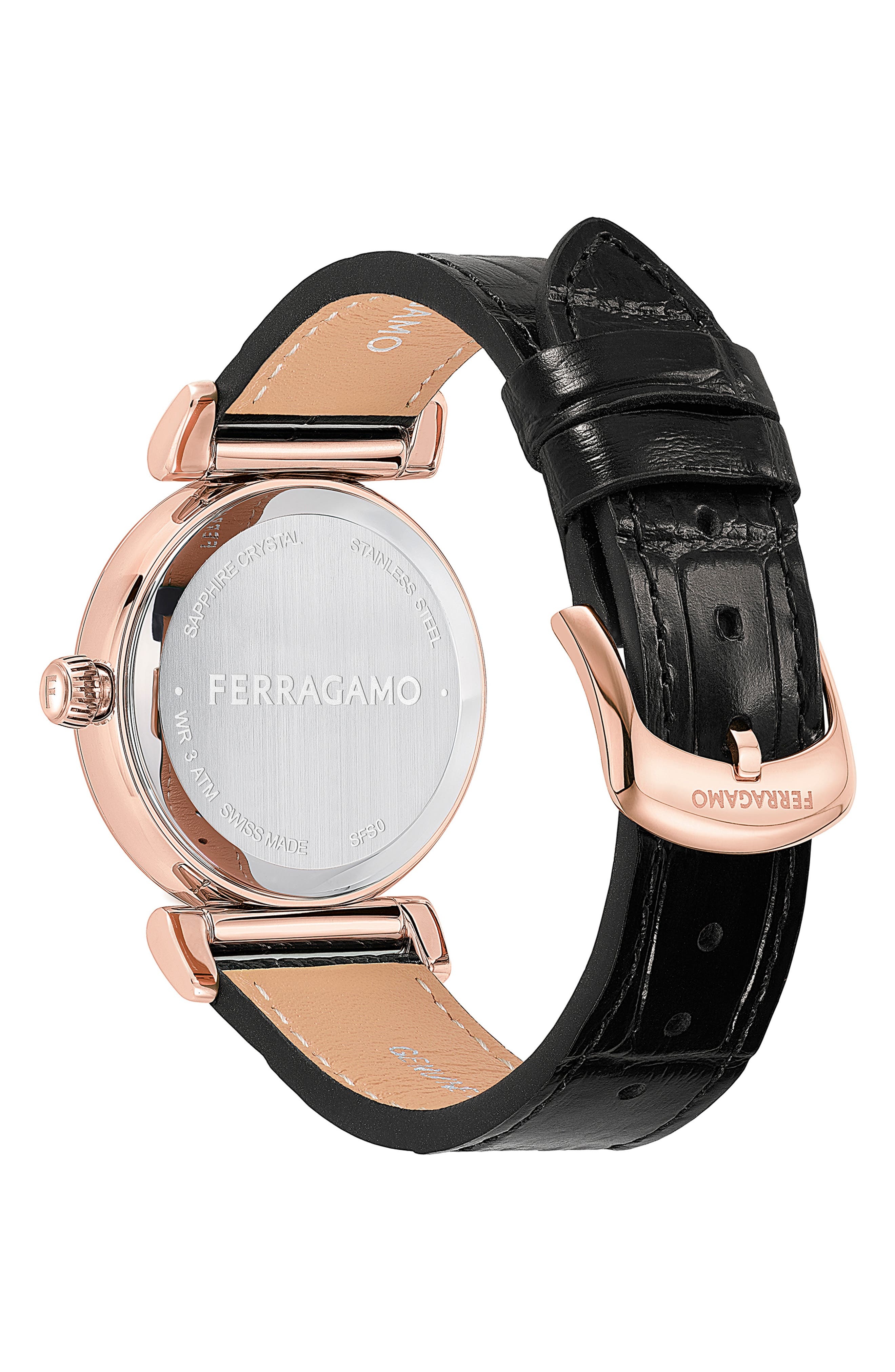 Allure Leather Strap Watch, 36mm - 3