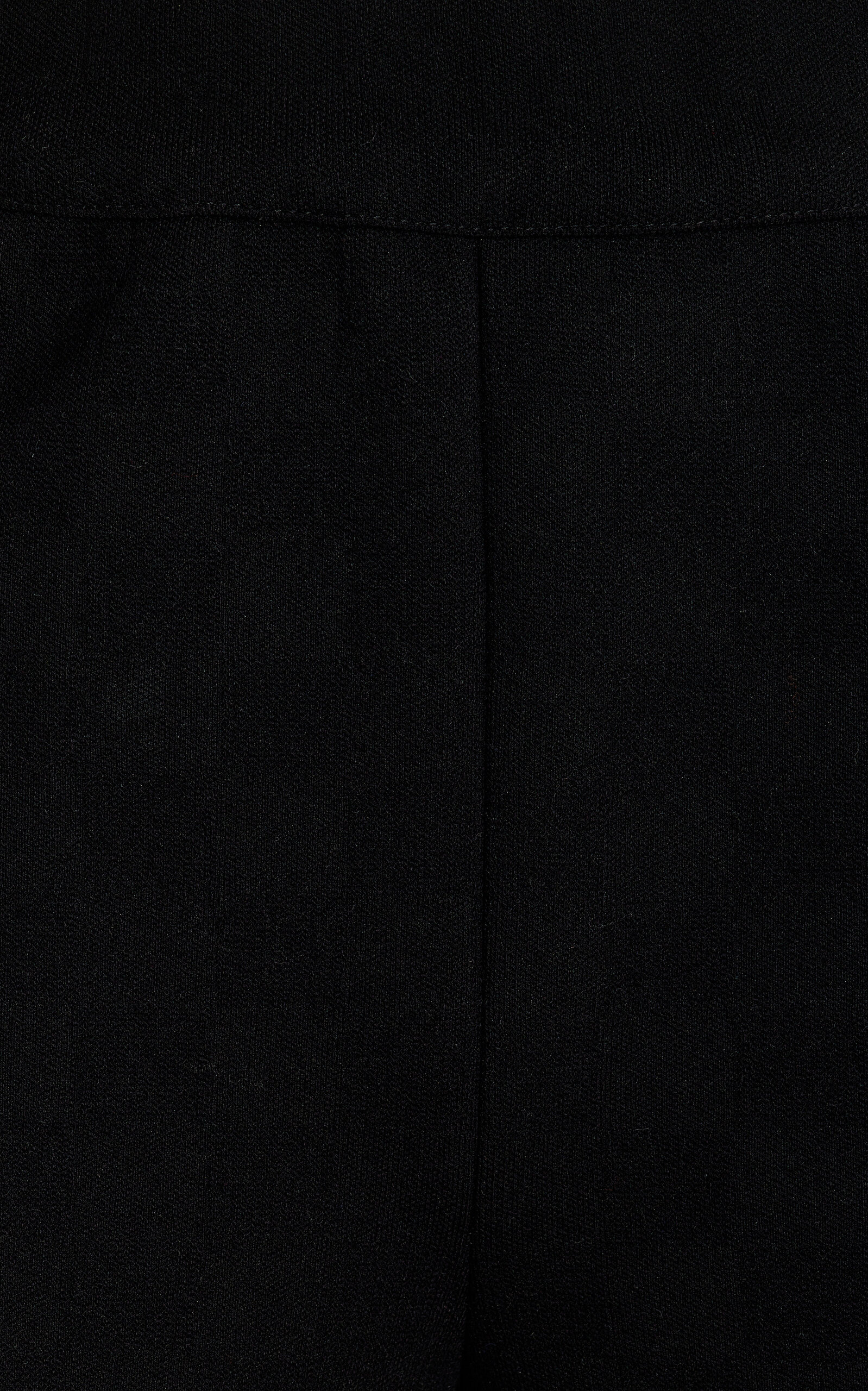 Kick Flared Stretch-Cotton Knit Pants black - 7