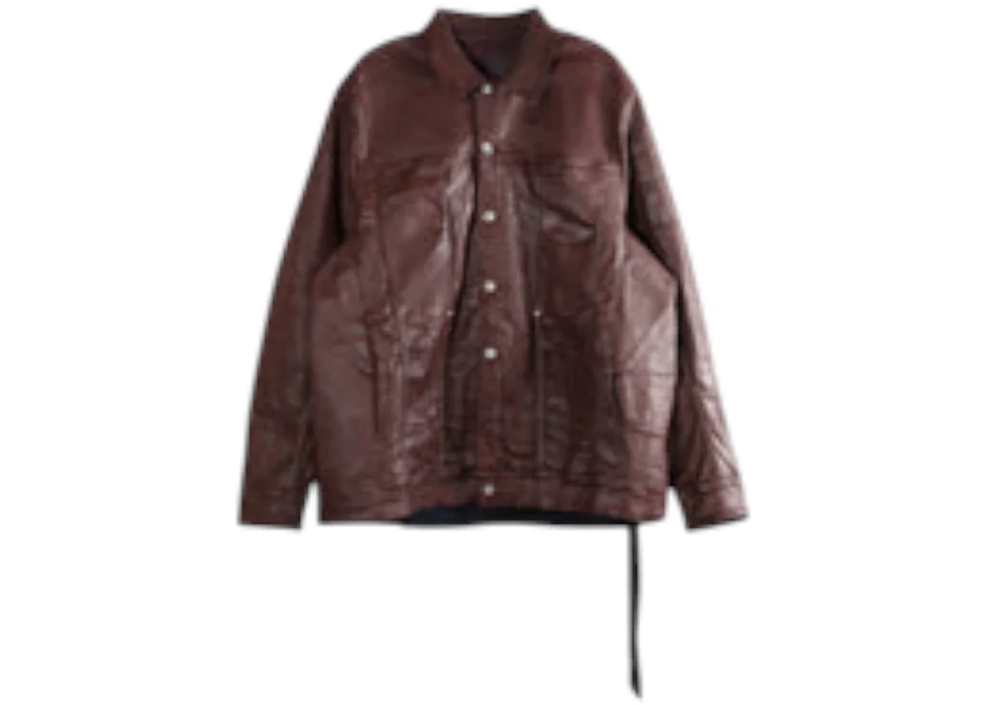 Rick Owens Giacca In Denim Lido Worker Jacket Scab Wax - 1