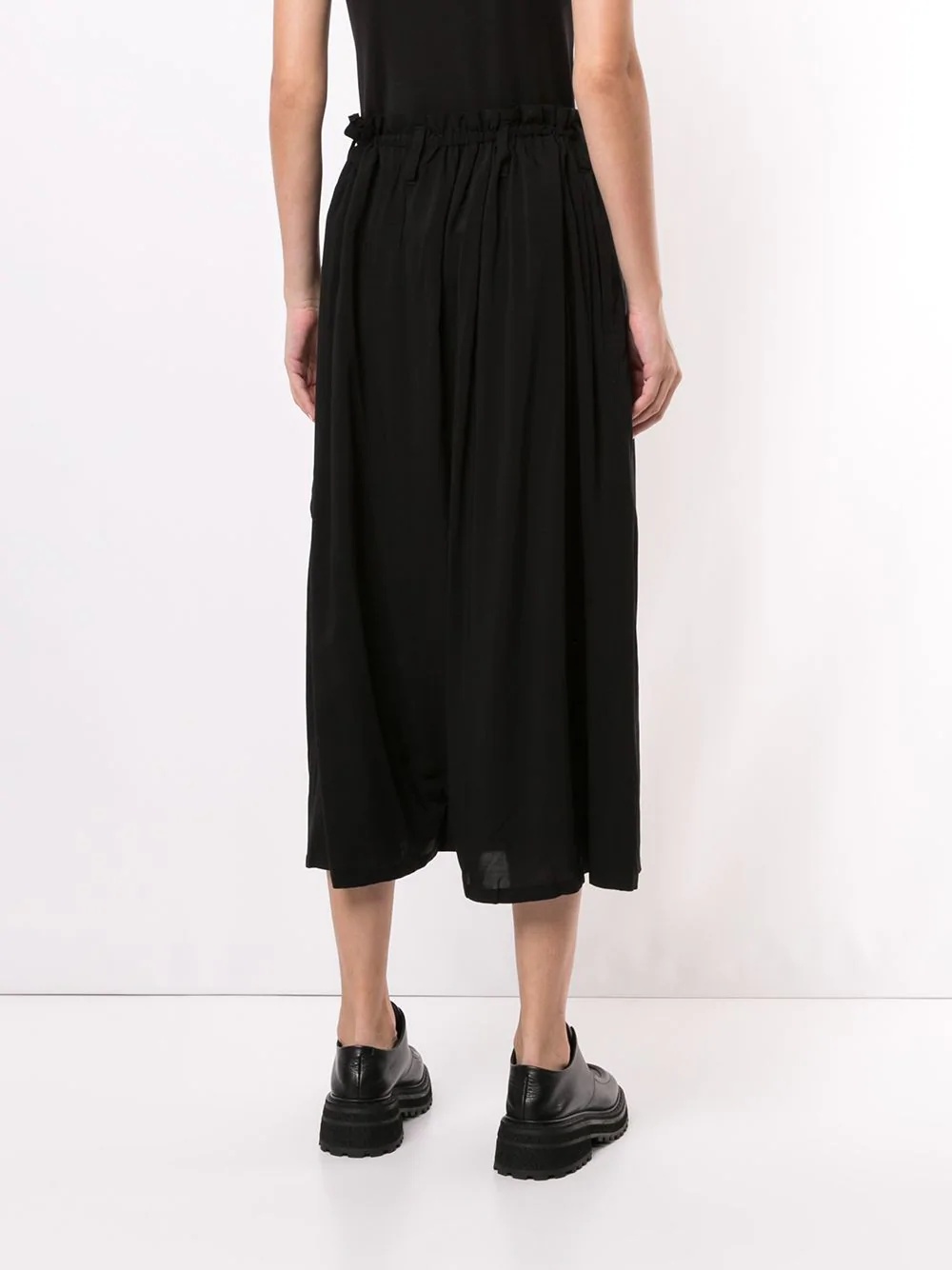 asymmetric gathered skirt - 4