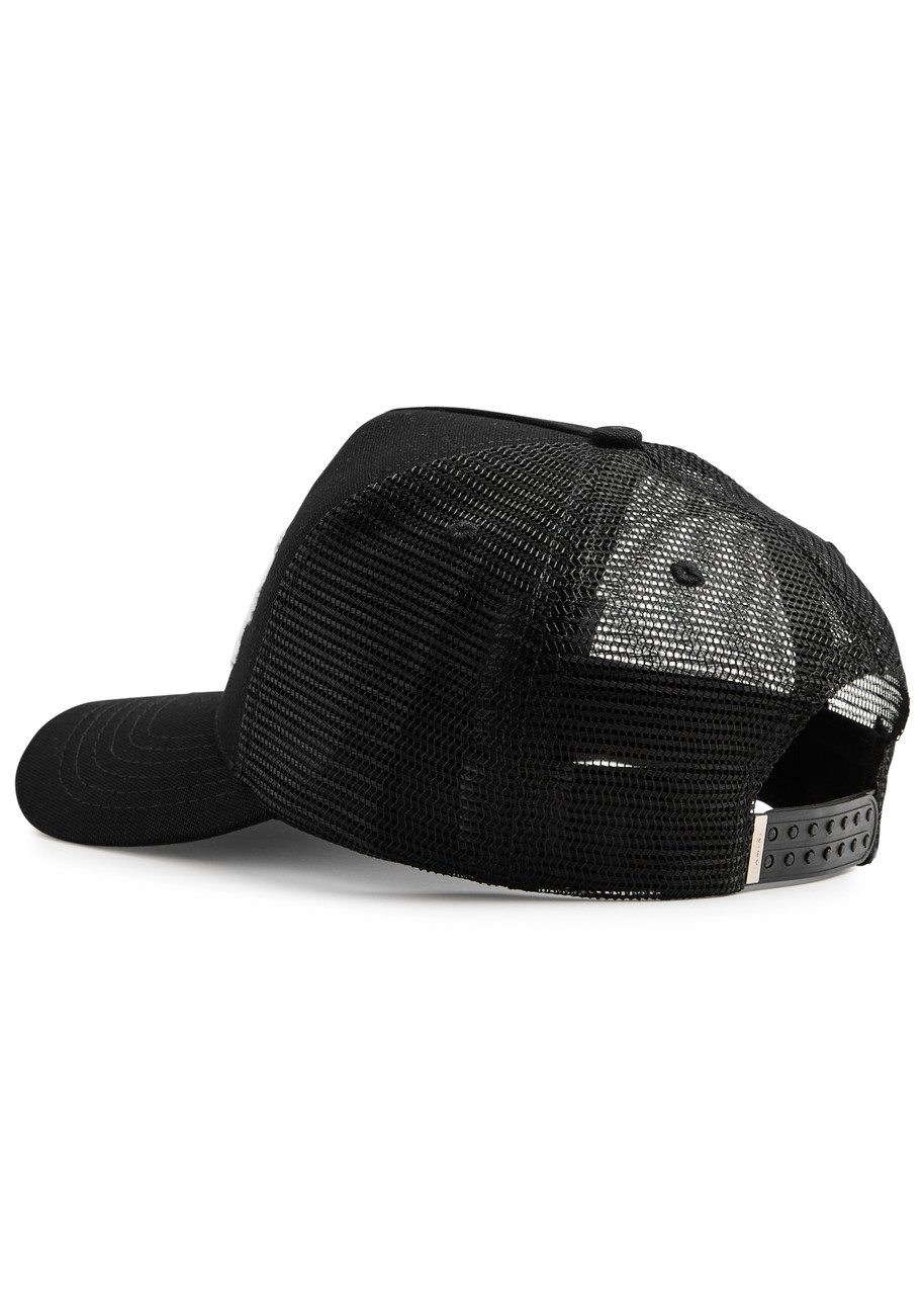 【AMIRI】Bones embroidered trucker hat 帽子 コットン AMIRI Amiri Bones Embroidered Trucker hat | harveynichols