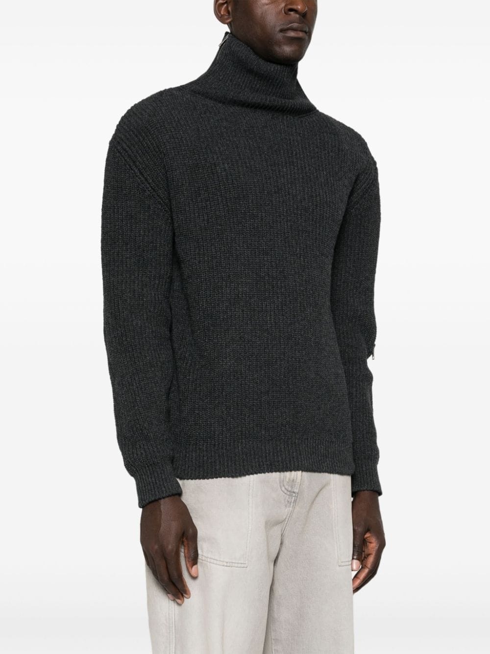 zip hooded sweater - 4