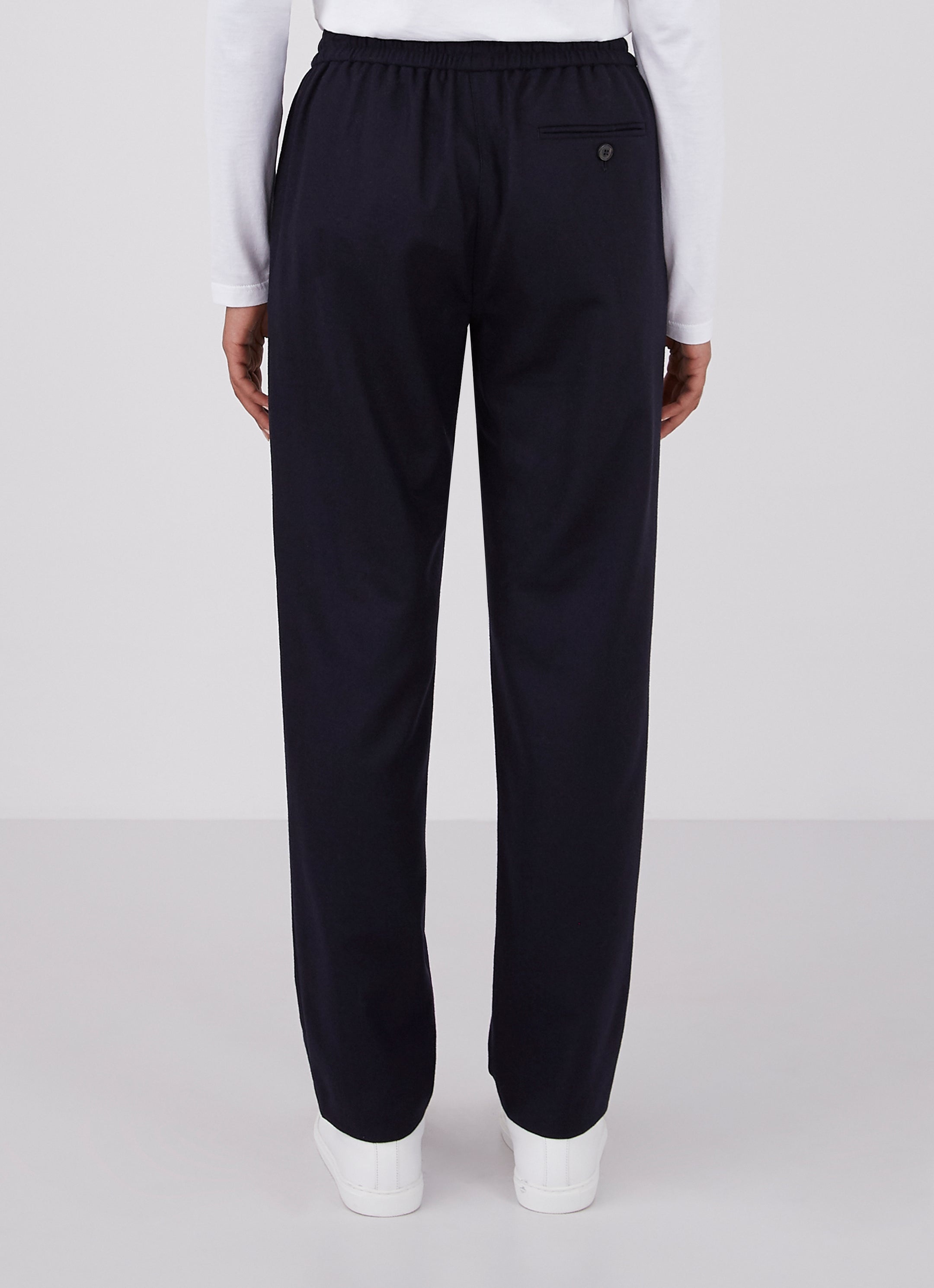 Wool Cashmere Flannel Trouser - 3
