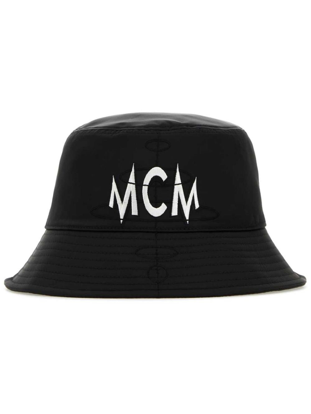logo-embroidered bucket hat - 1