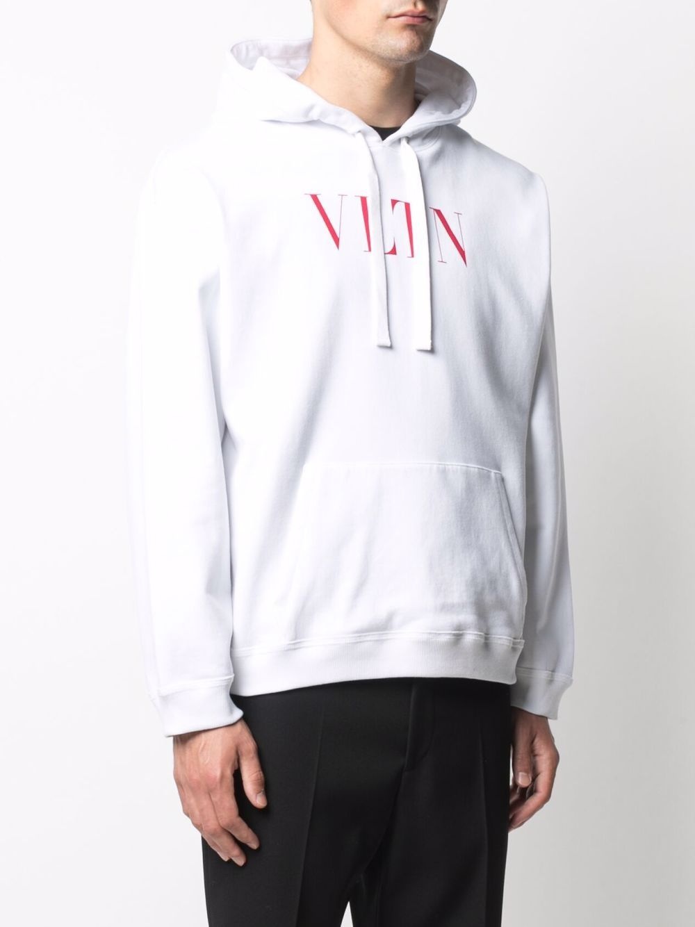 VLTN logo-print hoodie - 3