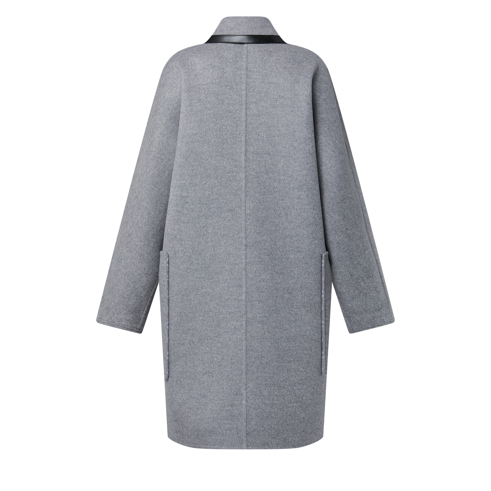 Removable Collar Double Face Coat - 3