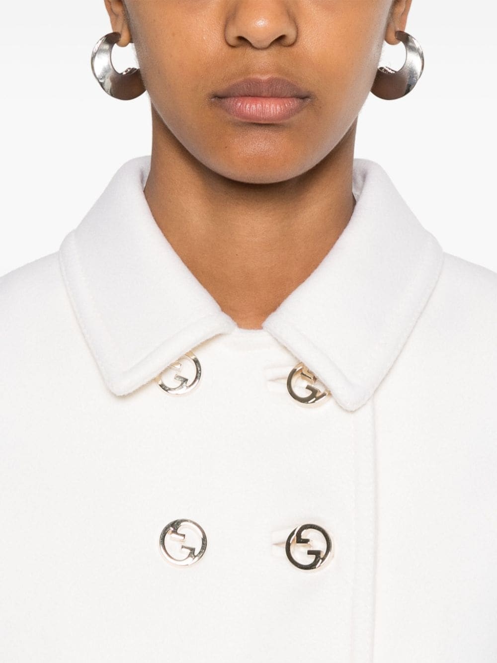 Interlocking G-buttons coat - 5