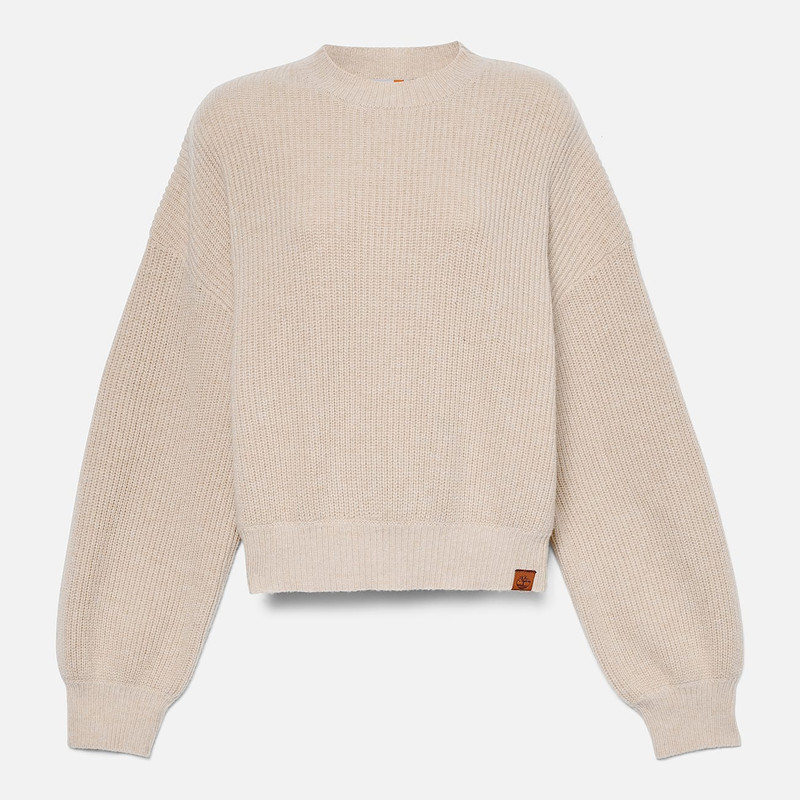 Women's Wool Blend Crew Sweater 1