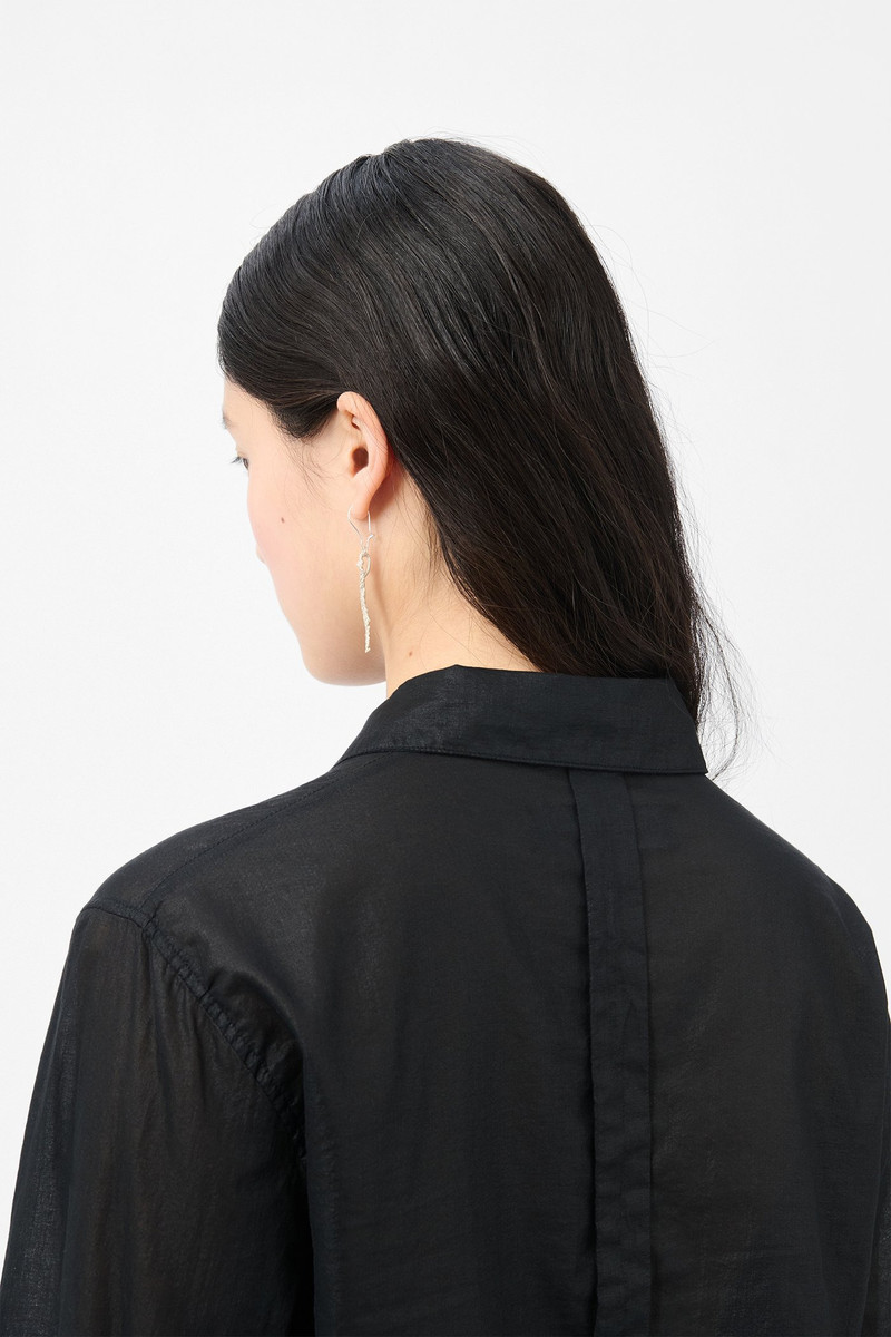 Auto Shirt Black Ink Chintzed Mussola 5