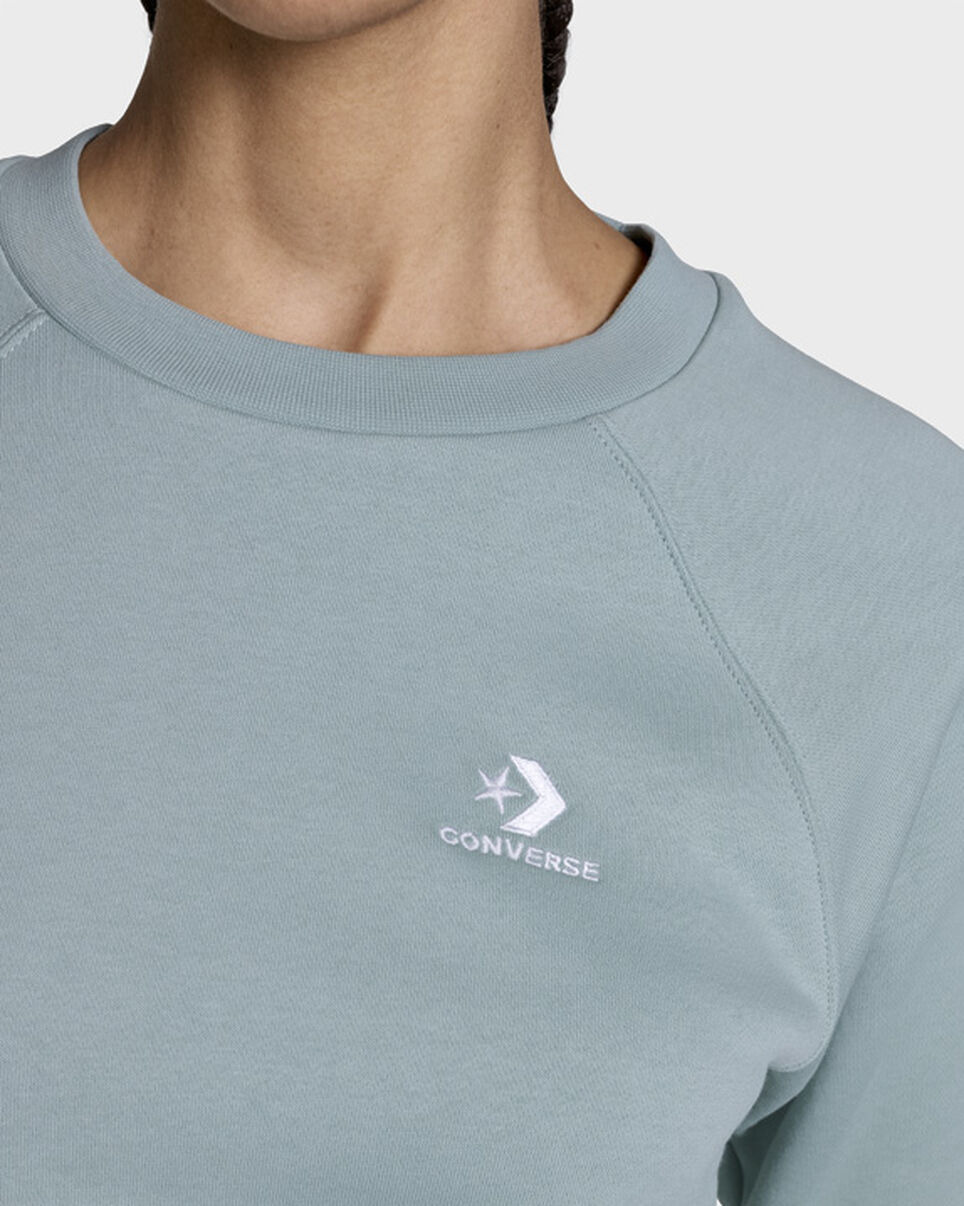 Star Chevron Cropped Crew Neck - 4
