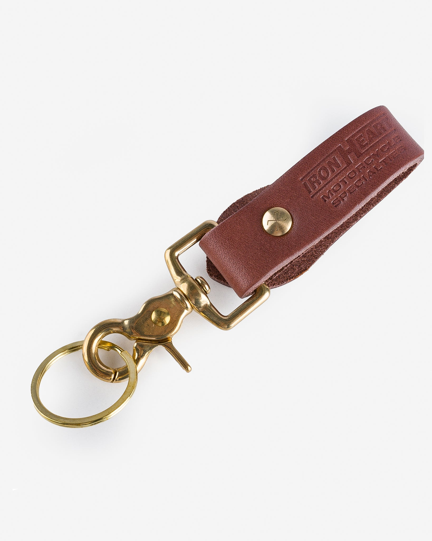OGL-FOB-BRN OGL Leather Key Fob - Brown - 3