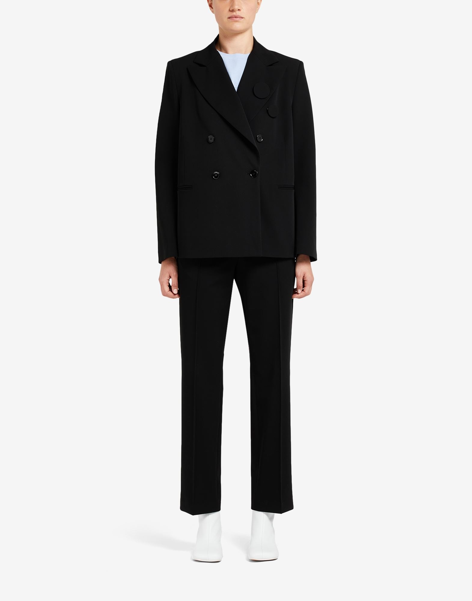 Badge double-breasted blazer - 2