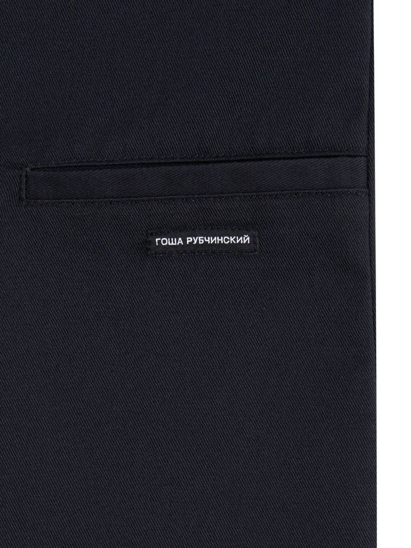 logo-label straight-leg trousers 4