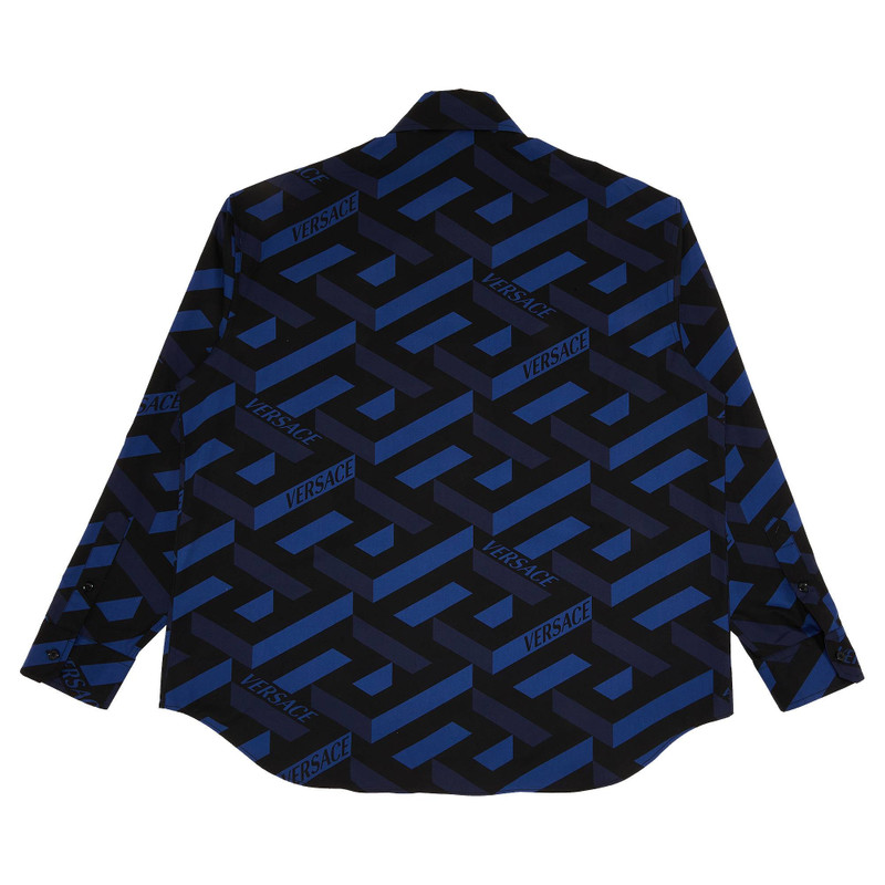 VERSACE Versace Informal Monogram Shirt 'Navy/Black' outlook