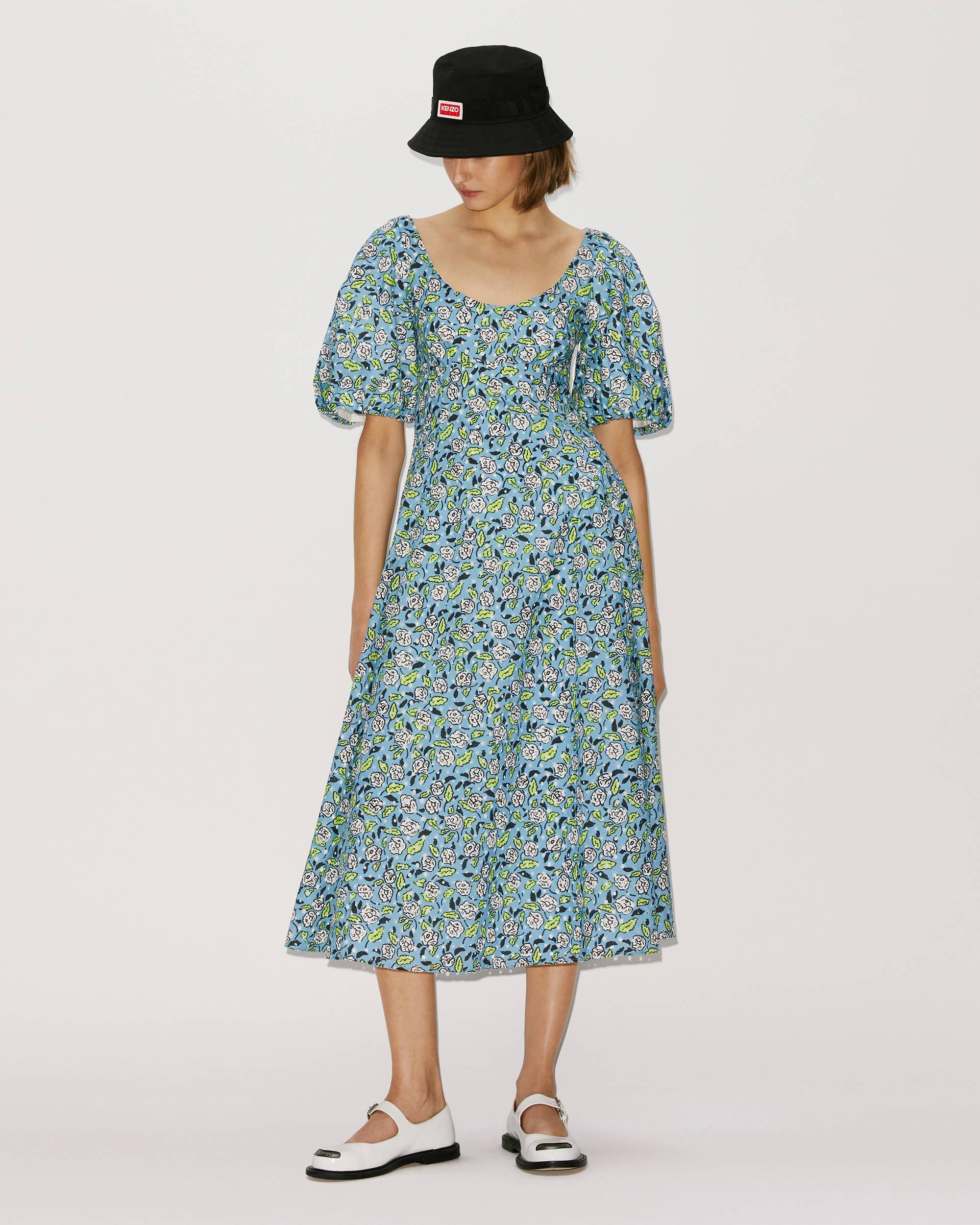 Broderie anglaise midi dress - 2