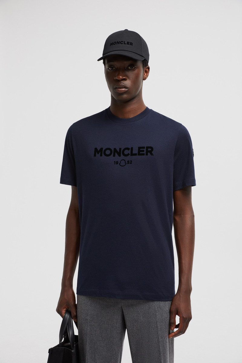 Moncler Cotton & Cashmere Logo T-Shirt outlook