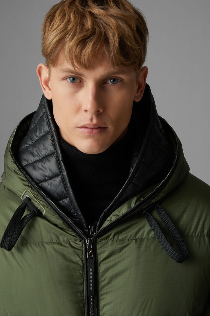 Jenik Down coat in Olive green - 6