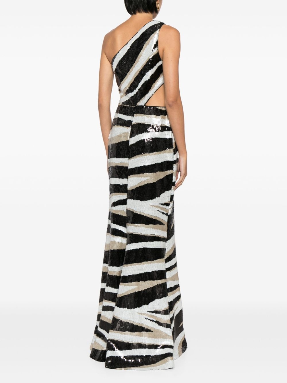 asymmetric sequin dress - 4
