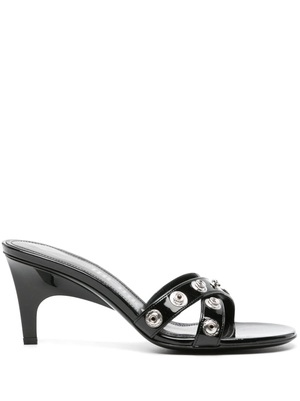 Cosmo 60mm stud-detailing leather mules - 1