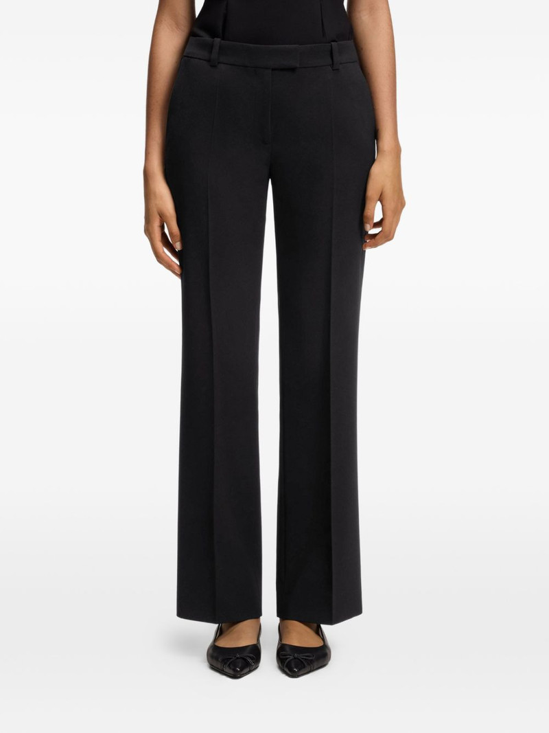 pressed-crease straight-leg trousers 4
