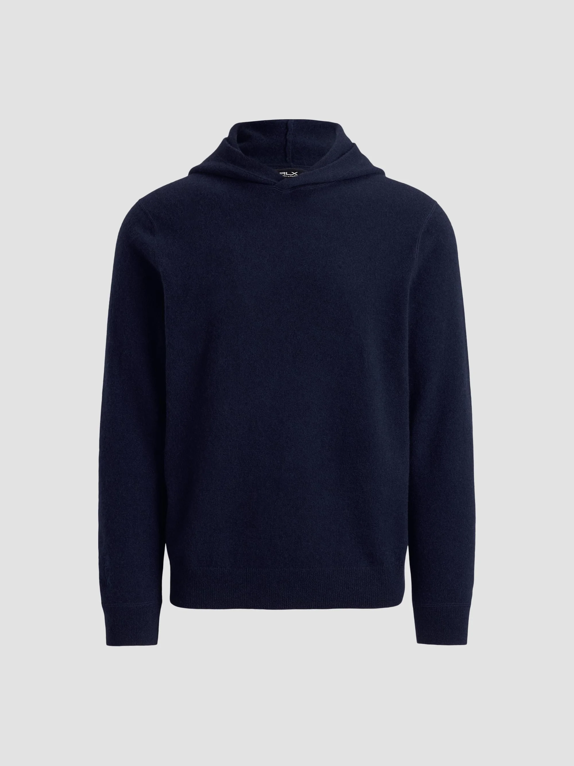 Men's Washable Cashmere Knit Hoodie - Refined Navy - 1