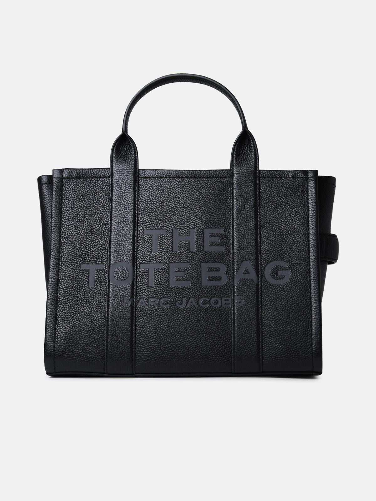 THE TOTE BLACK LEATHER BAG - 1