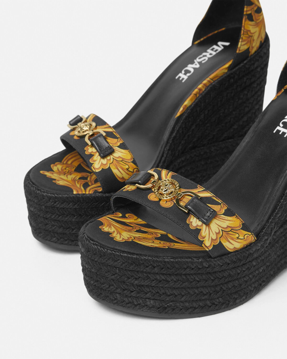 Barocco Medusa '95 Wedge Sandals 120 mm - 5