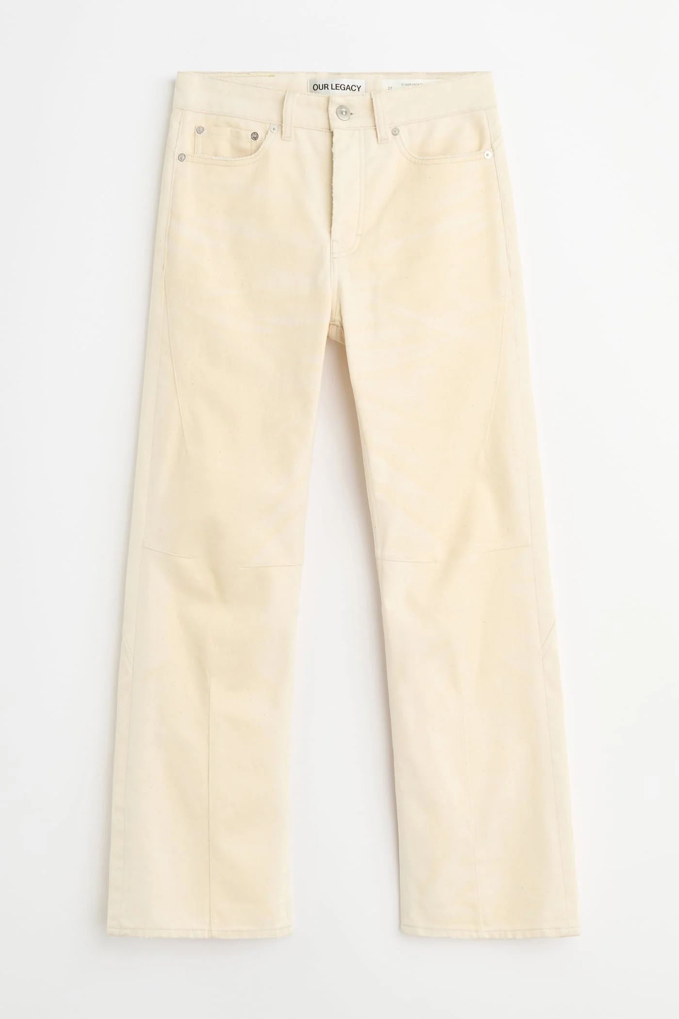 Moto Cut Destroyed Wash Denim - 1