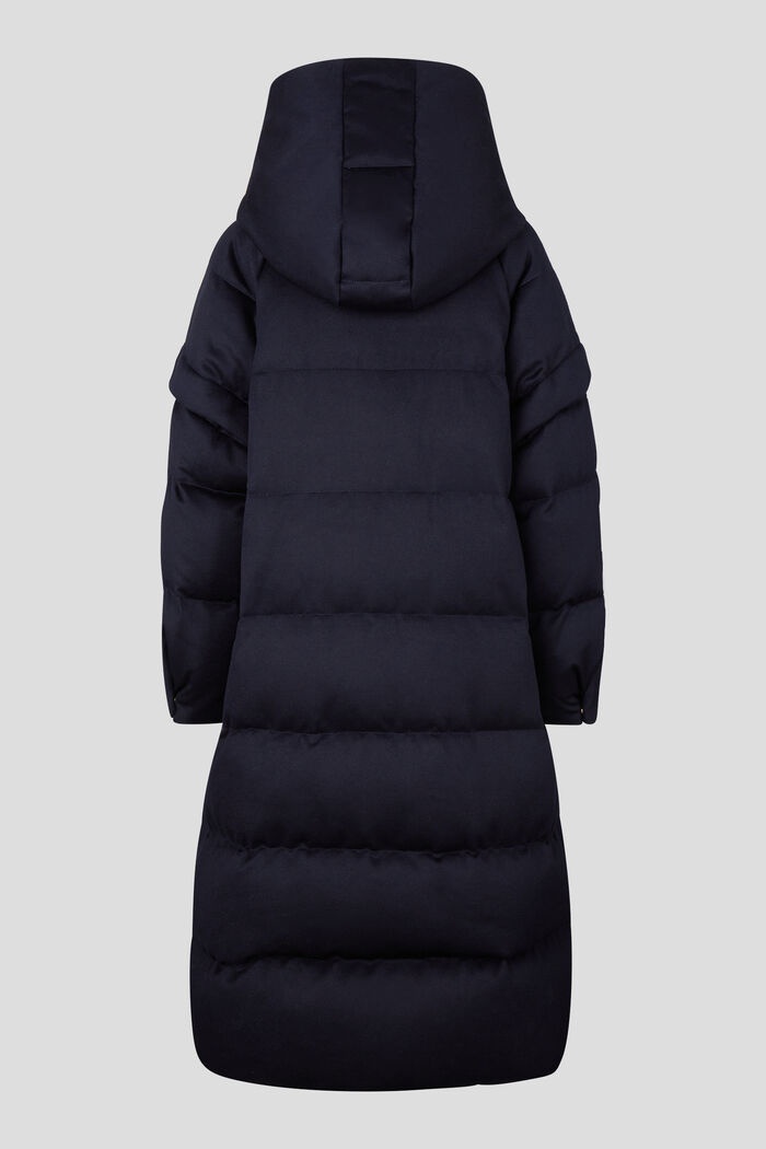 Leana Cashmere down coat in Dark blue - 7