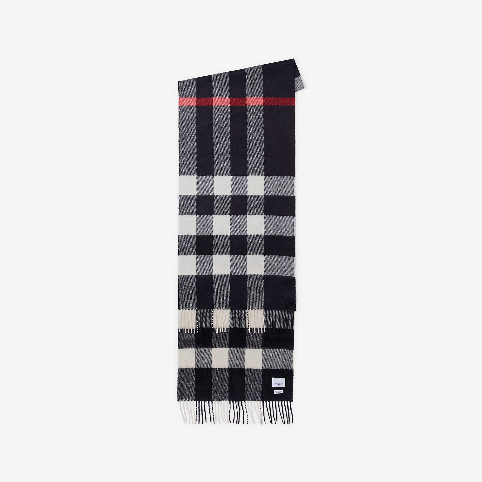 Check Cashmere Scarf - 1