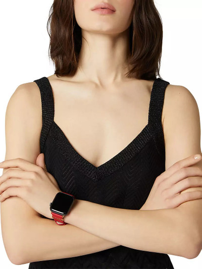 Missoni Apple Watch® Leather Watch Strap/22MM outlook