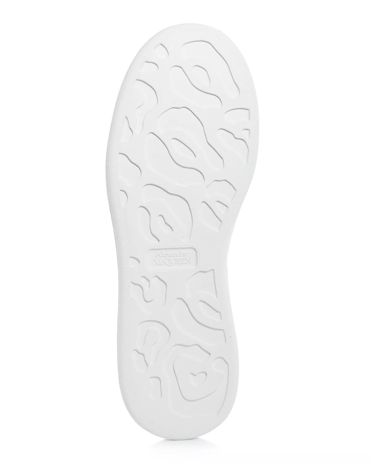 Men's Oversized Leather Heel Detail Sneakers - 4
