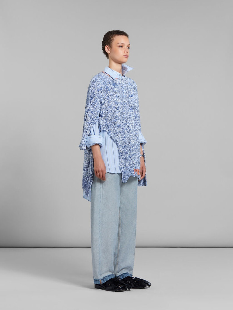 NIBBLED EDGES와 BLUE MOULINÉ JUMPER 5