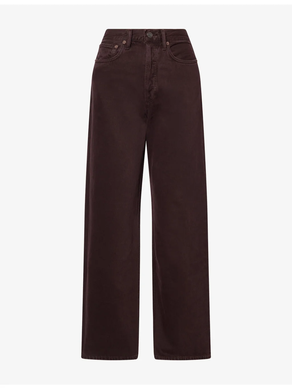 Vintage Straight-Leg Denim Jeans - 1