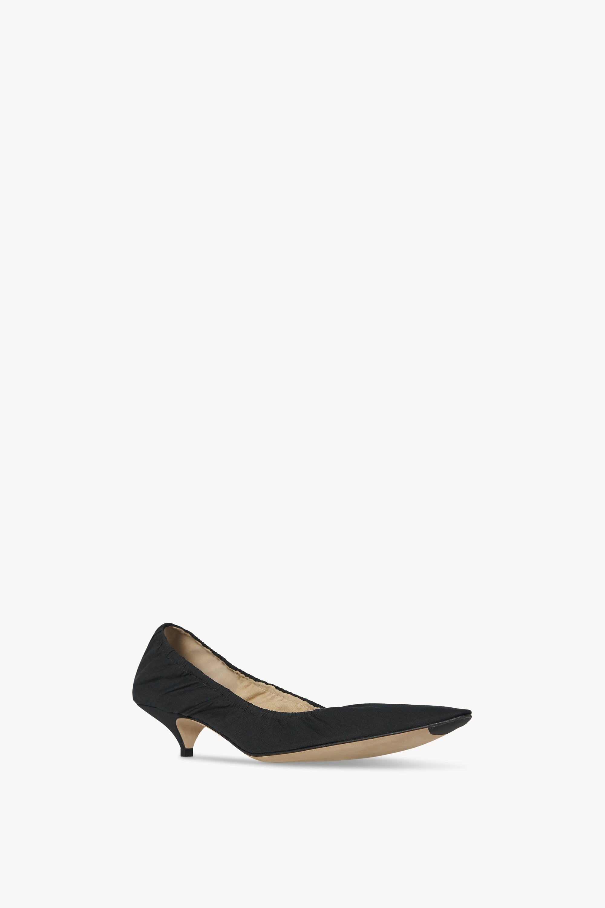 Liisa Kitten Heel in Cotton - 2