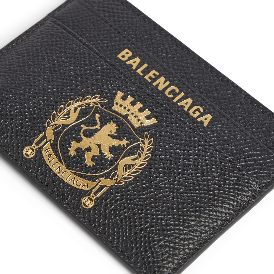 Men's Passport Card Holder in Black - 4