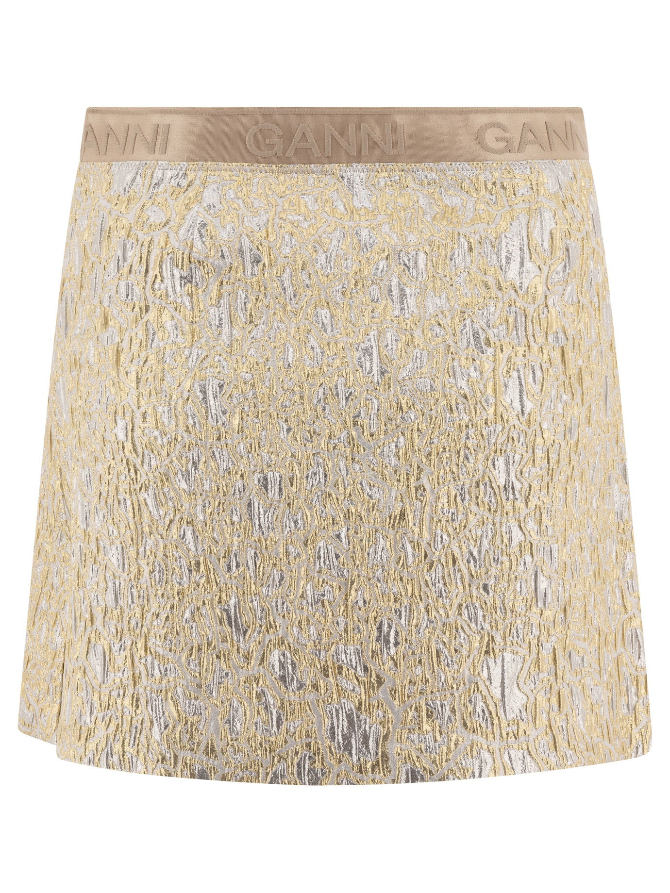 Ganni Gold And Silver Miniskirt - 2