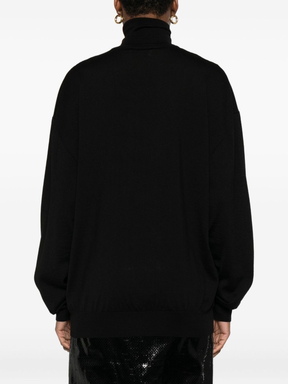 turtleneck wool sweater - 4