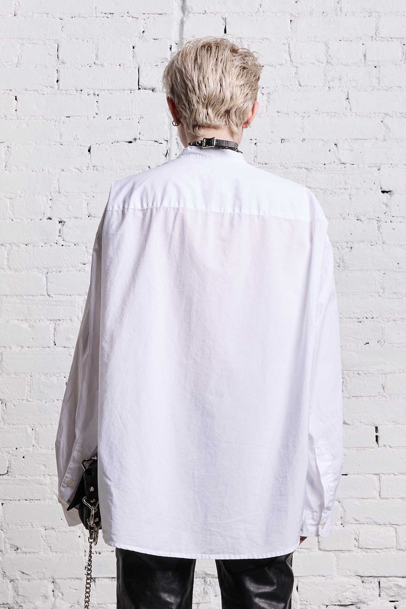 BELTED BUTTON-UP - WHITE 7