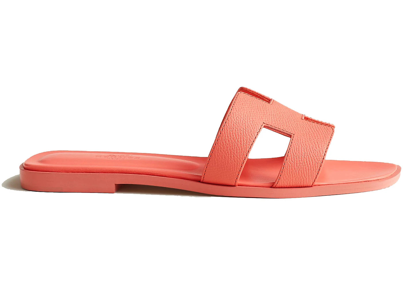 Hermes Oran Sandal Orange Joey Epsom Calfskin - 1