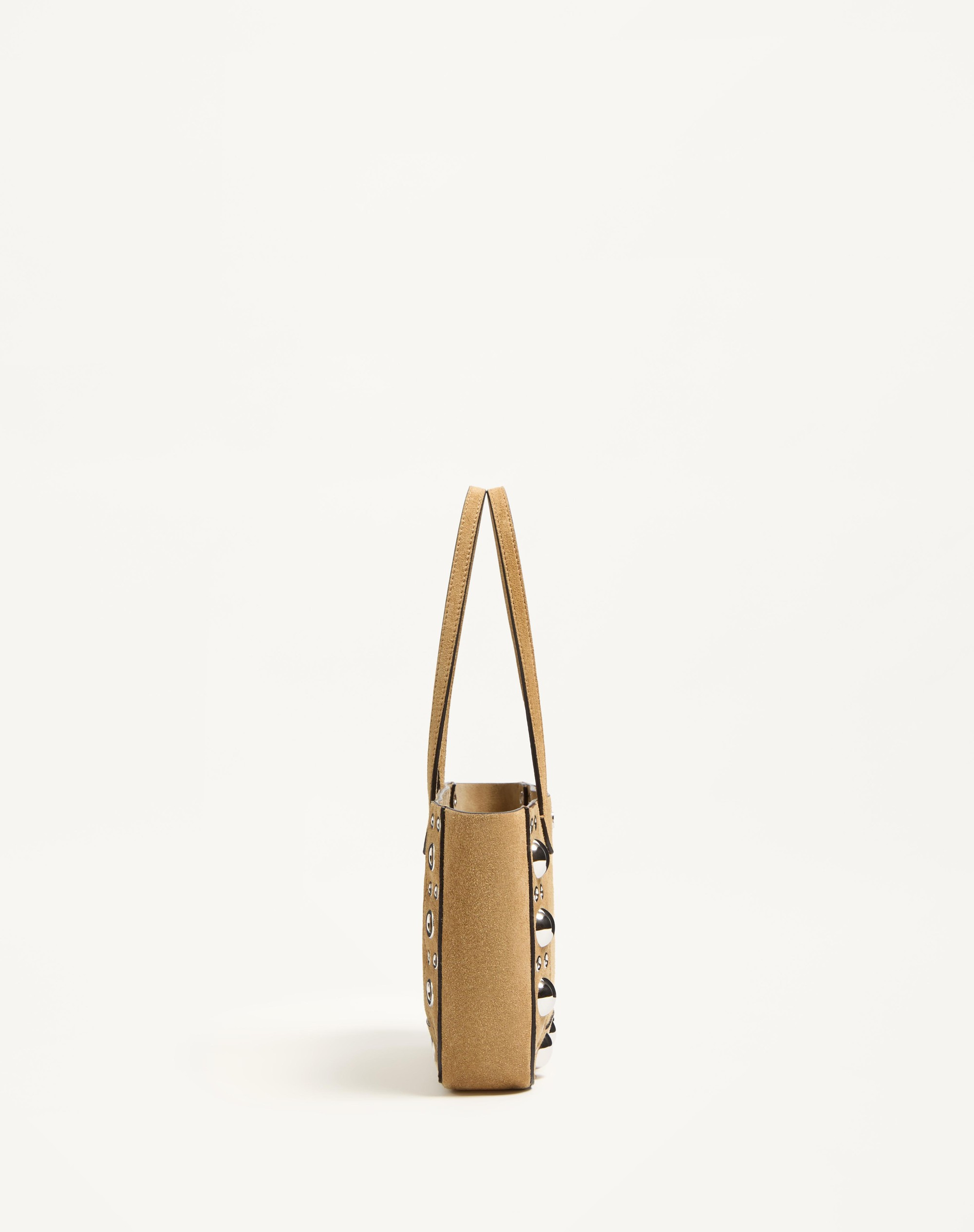 VALENTINO GARAVANI NELLCÔTE MINI SUEDE SHOPPING BAG - 4