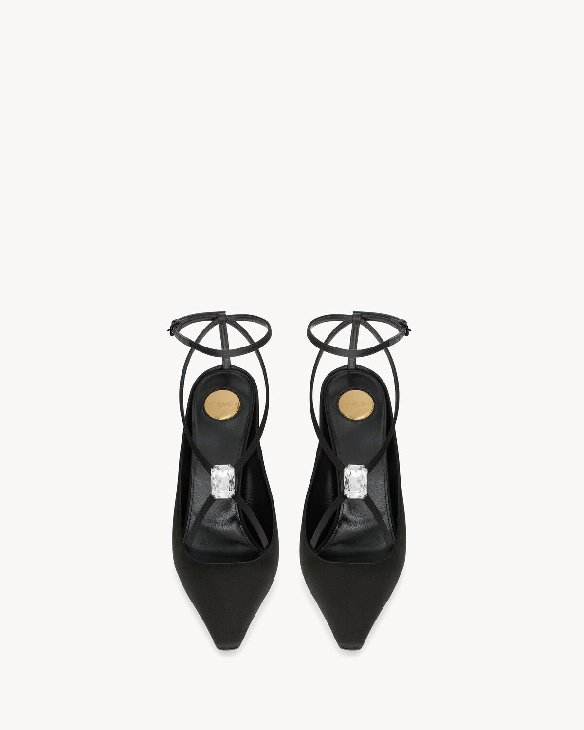 HARLOW PUMPS IN SATIN CREPE AND CRYSTALS - 2