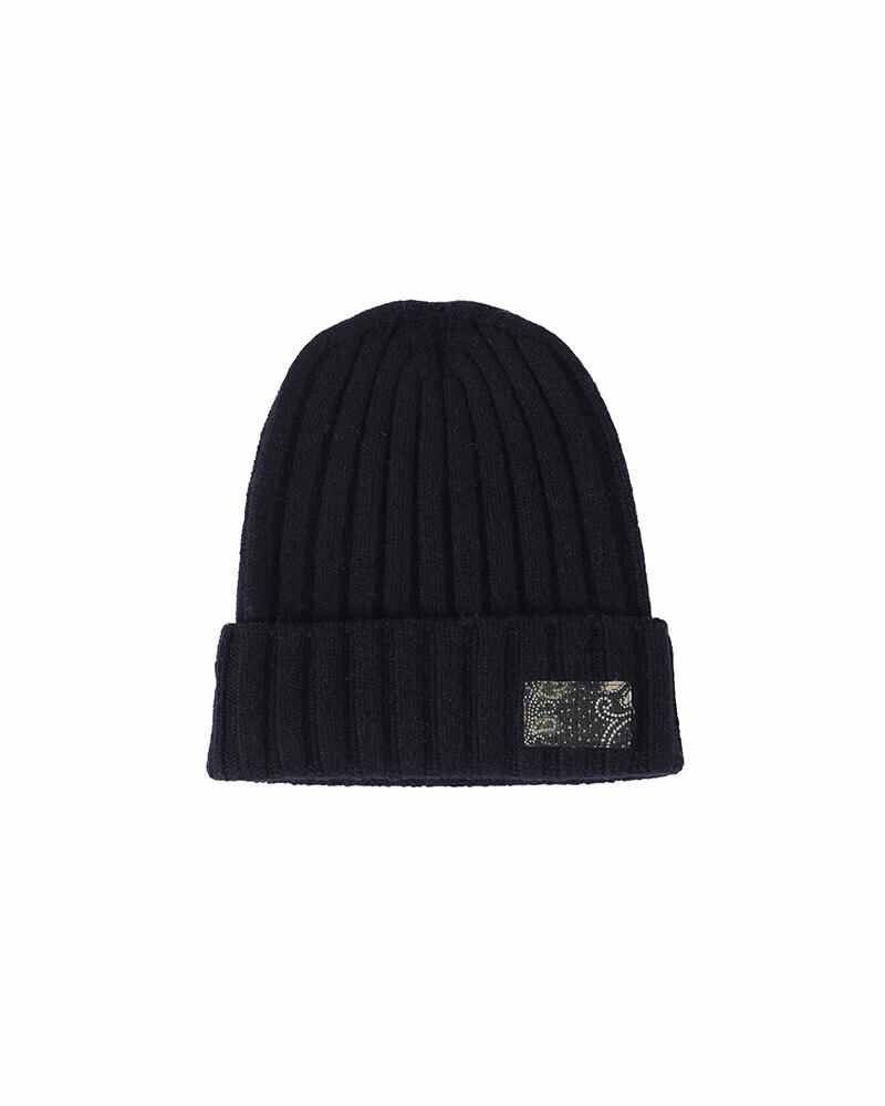 KNIT CAP NAVY - 1