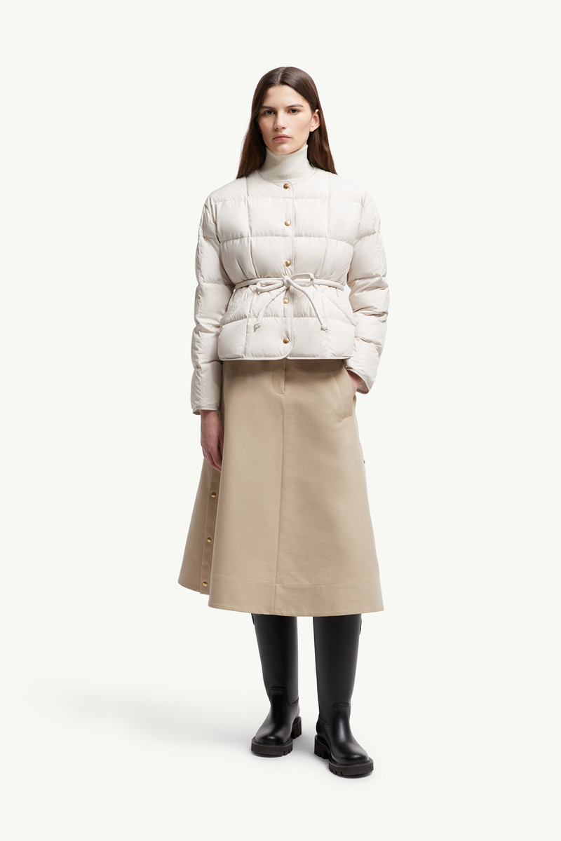 Moncler Caramagne Belted Short Down Jacket outlook